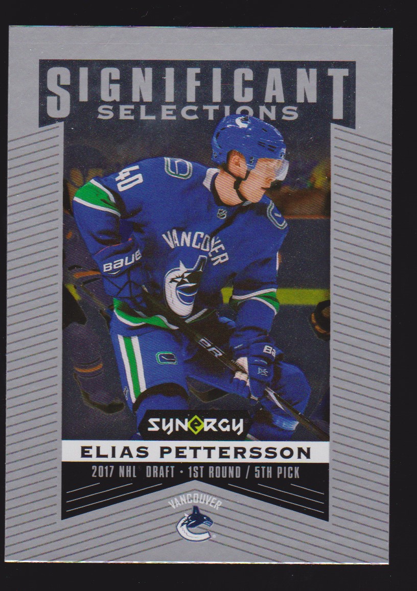 2018-19 Synergy Significant Selections #SS15 Elias Pettersson (image for) 2018-19 Synergy Significant Selections #SS15 Elias Pettersson